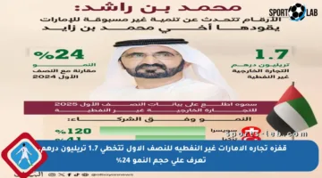 قفزة تجارة الإمارات غير النفطية للنصف الأول تتخطى 1.7 تريليون درهم.. تعرف على حجم النمو 24%
